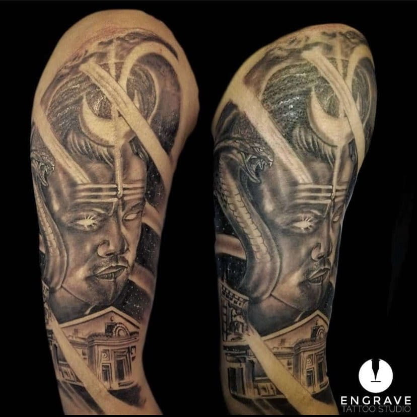 3D Lord Shiva Tattoo - Ace Tattooz